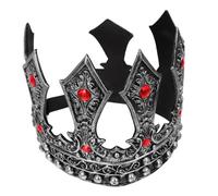 LIFKOME Del Rey Diamante Rey De Rey De Cumpleaños De Cumpleaños Chico Reyes Hombres De La Príncipe Coronas De Rey Adulto Chicos Rp Plata