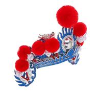 LIFKOME Diadema con Pompones y Accesorio de Peking para Representaciones Culturales para Mujeres y Niñas