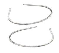 LIFKOME Diadema De Cristal Para Mujer 2 Unidades Tamaño Estándar Accesorio Brillante Para Bodas y Fiestas Plata Elegante Para Novias, Niñas y Damas De Honor