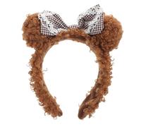 LIFKOME Diadema De Oso De Peluche Suave Para Mujer Diadema De Dibujos Animados Adorable y Peluda Para Lavarse La Cara y Cuidar La Piel Tocado De Peluche Divertida