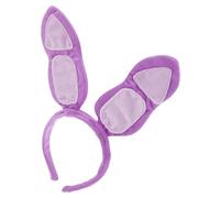 LIFKOME Diadema Orejas de Conejo Morada Peluda para Mujer, Accesorio Ligero y Cómodo para Disfraces de Fiesta, Cosplay y Carnaval, Tocado Decorativo de Cosplay