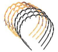 LIFKOME Diademas Para Mujer Con Peine De Dientes Antideslizante 6 Piezas Tamaño Ancho Clásico Para Niñas Uso Diario y Ducha