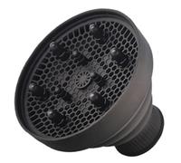 LIFKOME Difusor de Silicona para Secador Pelo Rizado Accesorio Resistente al Calor Moldeador para Uso Salón y Viaje Fácil Limpieza Negro
