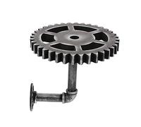 LIFKOME Estante de Pared Vintage Engranajes Dentados Soporte de Hierro Industrial Estante Flotante de Estilo Steampunk Decoración de Pared 1