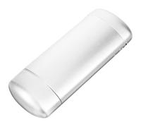 LIFKOME Estuche Rígido para Gafas de Mujer, Compacto y Ligero, de Aleación de Aluminio 310 Arena Plateada, Funda Protectora Duradera para Gafas de Lectura y Viaje