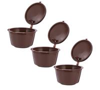 LIFKOME Filtro Café Reutilizable De Acero Inoxidable Para Cafetera Set De 3 Coladores Con Cepillo Y Cuchara Compatible Con Dolce Gusto Malla Fina Para Café En Casa