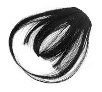 LIFKOME Flequillo Falso para Mujer Natural Pinza, 2 Piezas, Color Natural Patillas, Ajustable y Ligero, Accesorio Cabello para Uso Diario y Fiestas