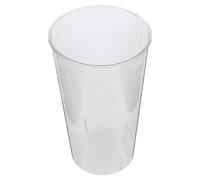 LIFKOME Florero Cilíndrico Acrílico Transparente para Decoración De Mesas y Uso Doméstico Jarrón Alto y Versátil para Flores y Secas