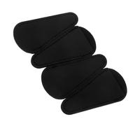 LIFKOME Fundas Protectoras para Tijeras de Cuero PU Negro, Juego de 4 Piezas Resistentes al Desgaste, Versátiles para Tijeras de Manualidades y Corte de Pelo