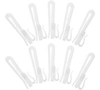 LIFKOME Ganchos Ajustables para Cortinas de Ducha, 50 Piezas Pom, fáciles de Instalar y Resistentes para baño y Puerta