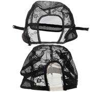 LIFKOME Gorras De Peluca Elásticas De Malla Parte En u 2 Piezas Tamaño Único Transpirables Para Mujeres y Niñas Cómodas Para Hacer Pelucas y Cuidado Del Cabello