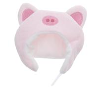 LIFKOME Gorro de Cerdo Intercambiable para Muñecas Accesorio Tocado de Crochet para Manualidades Ajuste Cómodo para Cabeza de 78 Cm para Fiestas y Cosplay