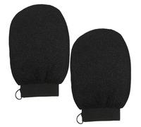 LIFKOME Guantes Exfoliantes para Ducha y Baño, 2 Unidades, de Rayón, Efecto Masaje Corporal y Limpieza Profunda de Muerta en Casa, Hotel o Dormitorio