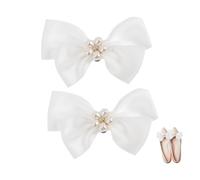 LIFKOME Hebillas de Zapatos de Boda con Lazo Desmontable Clips Decorativos para Tacones y Bolsos Adornos Elegantes para Mujeres y Damas de