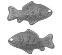 LIFKOME Herramienta de Hierro para Anemia en Forma de Pescado para Cocinar Alimentos y Estofados, Ideal para y Embarazadas