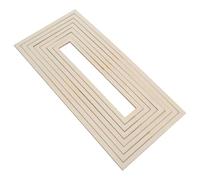 LIFKOME Herramienta de Modelado Geométrico para Cerámica Riel de Centrado Rectangular de Madera, Corte Uniforme de Arcilla para Principiantes y Profesionales en Cerámica