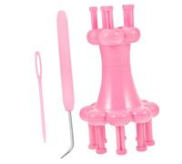LIFKOME Herramientas para Tejer Diy Máquina Manual Lana Kit de Tejeduría Resistente para Bufandas Pulseras y Manualidades para Principiantes