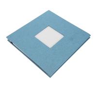 LIFKOME Hojas Capa Protectora de Pvc 20 Álbum de Fotos de Lino Autoadhesivo con Ventana de Fotos, DIY, Páginas Reposicionables para Scrapbooking y Aniversario, Parejas
