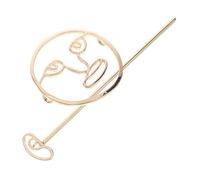 LIFKOME Horquilla De Maquillaje Facial De Metal. Skimmer De Acuario Diademas Gruesas Para Mujer Pegatinas Para Banda Fallar Diadema Para El Cuidado De La Piel Diadema Vintage Golden