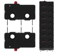 LIFKOME Interruptor de Límite Microinterruptor Eléctrico sin Palanca 10 Unidades Accesorio para Electrodomésticos Suministro Compacto y Duradero para Control Automático