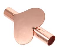 LIFKOME Jarrón de Pared en Forma de Corazón de Metal en Rosa Dorado Colgante sin Taladro para Decoración de Flores Adecuado para Bodas Fiestas y Decoración del Hogar 1 Pieza