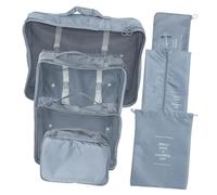 LIFKOME Juego de 7 Cubos de Embalaje para Viajes Bolsas Organizadoras de Gran Capacidad Ligeras para Maletas Bolsas de Vuelo Camping Gimnasio