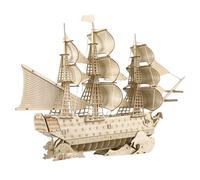 LIFKOME Kit de Construcción de Maquetas de Barcos de Madera para Adultos Decoración Náutica y Modelo Histórico Realista para Exhibición Hogar