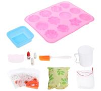LIFKOME Kit para Hacer Jabón Artesanal DIY para Principiantes Suministros y Moldes de Silicona Paquete de Materiales Variados y Colores Aleatorios para Fabricación Casera de Jabón
