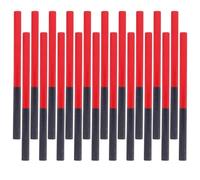 LIFKOME Lápices de Carpintero Bicolor Rojo y Azul Hexagonales, 20 Unidades en Madera Natural Doble Punta para Marcado y Dibujo Técnico en Oficina y Escuela