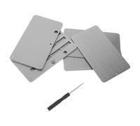 LIFKOME Libro de Frases Criptográficas Mecánico Acero Inoxidable Resistente al Desgaste 24 Palabras Almacenamiento Seguro para Criptomonedas y Copia de Seguridad Portátil para Viajes y