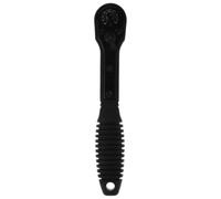 LIFKOME Llave de Trinquete de Doble Uso, Llave de Mandril de Taladro Ajustable, Acero, Negro, Mango Antideslizante, para Portabrocas de Taladro