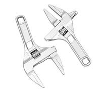 LIFKOME Llave Inglesa Ajustable para Baño Herramienta de Tuberías y Desagüe Llave de Grifo y Válvula Resistente y Duradera para Uso Doméstico y Taller