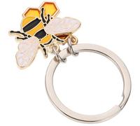 LIFKOME Llavero Colgante Forma de Abeja y Panal de Miel, Aleación Ligera y Resistente, Adecuado para Bolso o Llave, Obsequio Decorativo y Fácil de Llevar
