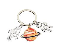 LIFKOME Llavero De Astronauta Metálico Colgante Creativo Para Bolso y Coche Decoración Espacial Obsequio Original Portátil