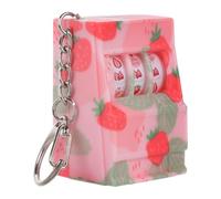 LIFKOME Llavero Mini Tragamonedas con Diseño Realista de Frutas Colgante Colorido para Llaves Mochilas y Bolsos Accesorio Práctico y Divertido