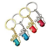 LIFKOME Llaveros De Barril De Golf 2d Tridimensionales Metálicos, Diseño Creativo Mixto, Hombres, Accesorios Para Llaves y Mochilas, Conjunto De 4 Piezas, Durable y Original Para Uso Diario