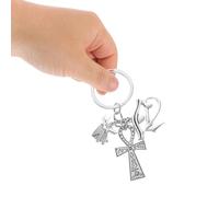 LIFKOME Llaveros Egipcios Amuleto Ojo de Horus y Anubis para Llaves Bolsos y Mochilas Diseño Retro Decoración Ligera y Resistente Obsequio de Viaje