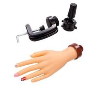 LIFKOME Mano De Uñas Para De Uñas Modelo De Práctica Flexible Mano Falsa Con Soporte