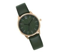LIFKOME Mirar niñas Relojes de Pulsera Reloj de Cuarzo Mujer de Mujer Digital es Digitales Moda es de señora de Pulsera de niña Cuero PU Green