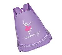 LIFKOME Mochilas De Niña Bolsa de Baile Linda Mochila Bolso de niña Mochila loveook Mochila Morada Mochilas para niñas Mochila de Baile Mochila Chica Ajustable Correa niño poliéster