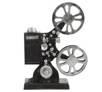 LIFKOME Modelo De Proyector Vintage De Resina para DecoracióN Adorno Retro para Oficina Y Hogar Regalo Ideal para Amantes del Cine