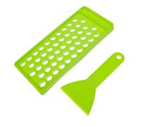 LIFKOME Molde de Llenado para Barras de Labios Cavidades Verde Kit DIY con Espátula Flexible para Bálsamo Labial Bandeja para Gloss para Elaboración y Organización de Bálsamos