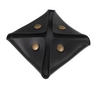 LIFKOME Monedero Flexible De PU Pequeño para Cambio Diseño De Botón Bolso De Cuero para Auriculares