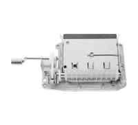 LIFKOME Movimiento Caja Música Manual Notas con Engranajes Cobre para Bricolaje Mecanismo Duradero y Fácil Montaje Proyectos Creativos Musicales