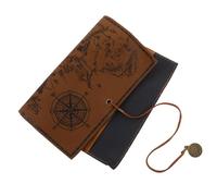 LIFKOME Neceser De Cuero Sintético Estuche Literario Retro Capacidad Organizador De Artículos Esenciales