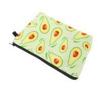 LIFKOME Neceser de Maquillaje con Diseño Fresco de Aguacate Gran Capacidad Organizadora para Cosméticos y Artículos de Aseo Bolsa Multifuncional Portátil para Mujer para Viaje y Uso