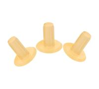 LIFKOME Núcleo de bobina para devanadora de hilo, 3 piezas de plástico beige, accesorio para proyectos de tejido y DIY weaving