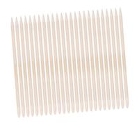 LIFKOME Palitos de Madera Naranja para Manicura 50 Pcs Empujador de Cutículas de Uñas Herramientas de Manicura Profesional y Personal para Salón y Casa