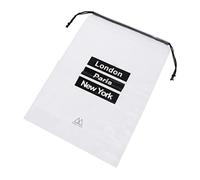 LIFKOME Paquete De 10 Bolsas De Viaje para Zapatos A Prueba De Polvo con Cordón Organizadores Portátiles Almacenamiento De Zapatos Universales para Maquillaje Y Artículos De Tocador.