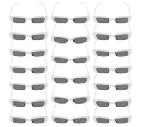 LIFKOME Paquete de 20 Gafas de Sol Unisex Blancas y Grises Modernas y Ligeras para Adultos y Adolescentes Protección Solar Completa para Fiestas Viajes y Uso Diario